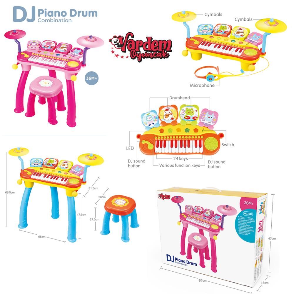  BAO-1601 24 TUŞLU DJ PİANO DAVUL MP3 -VRD
