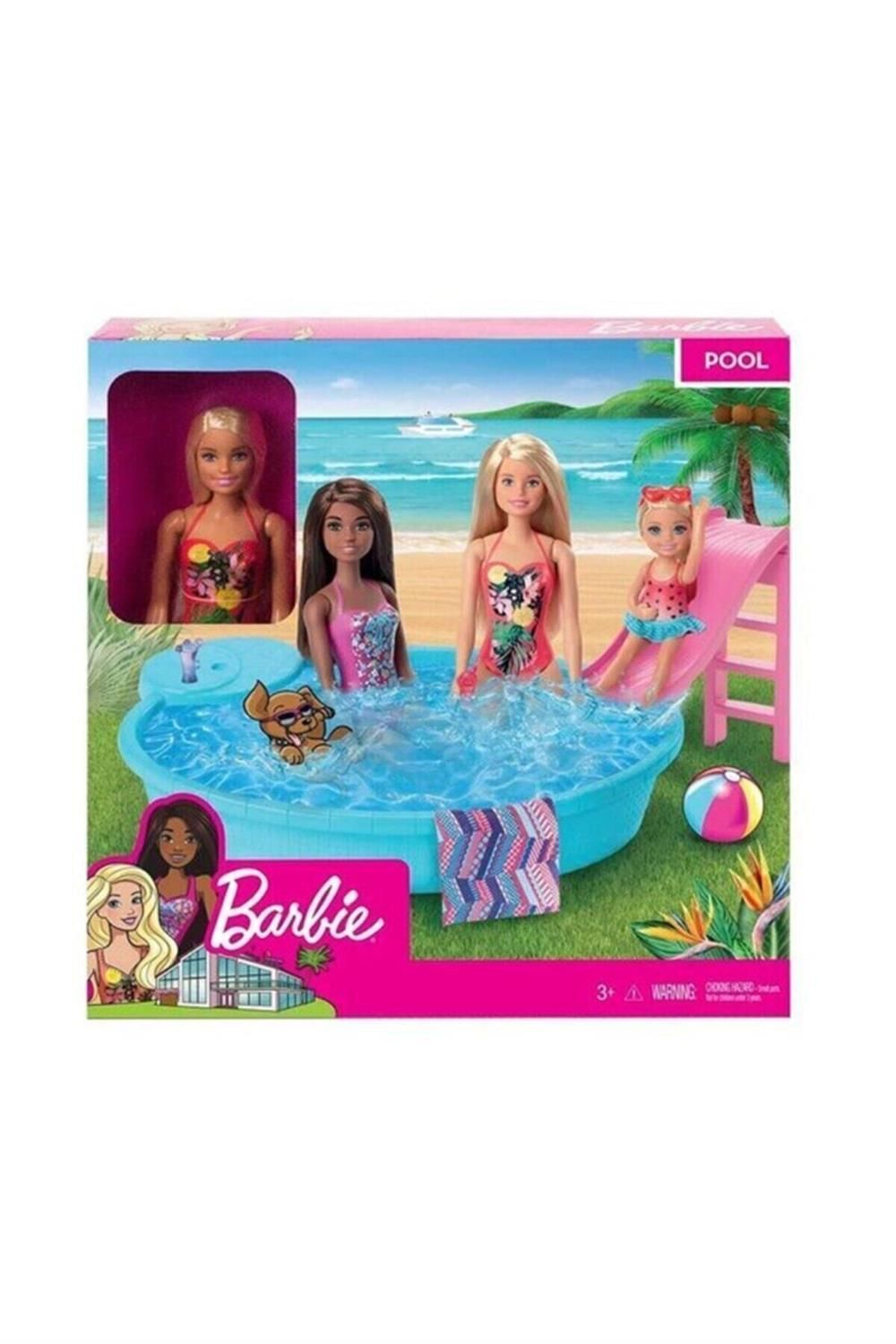  Barbie Ve Havuzu Oyun Seti
