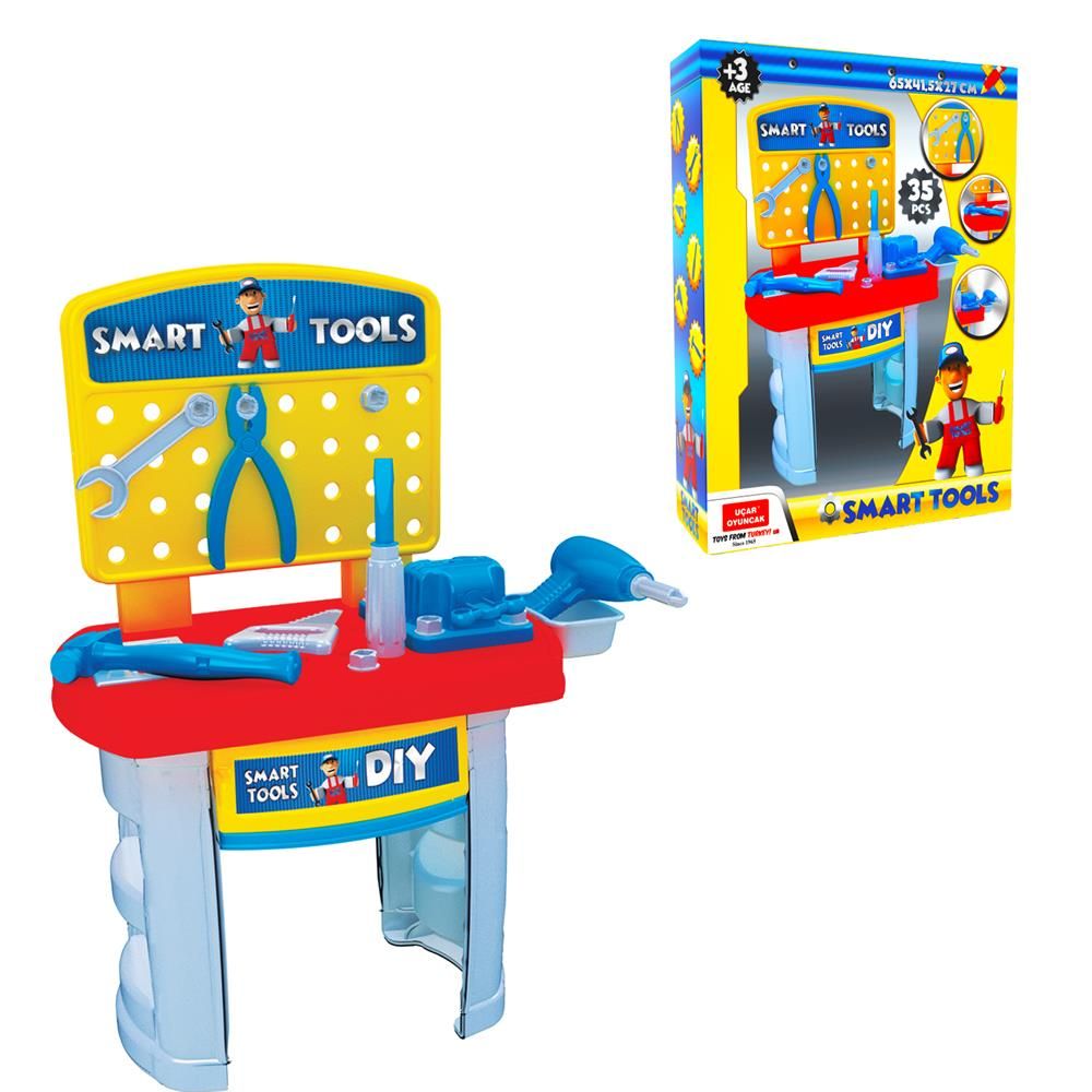  Büyük Boy Tezgahlı Smart Tools Tamir Seti 35 Parça