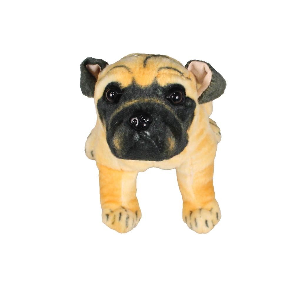  Havlayan Pug Köpek Peluş Oyuncak 25 cm