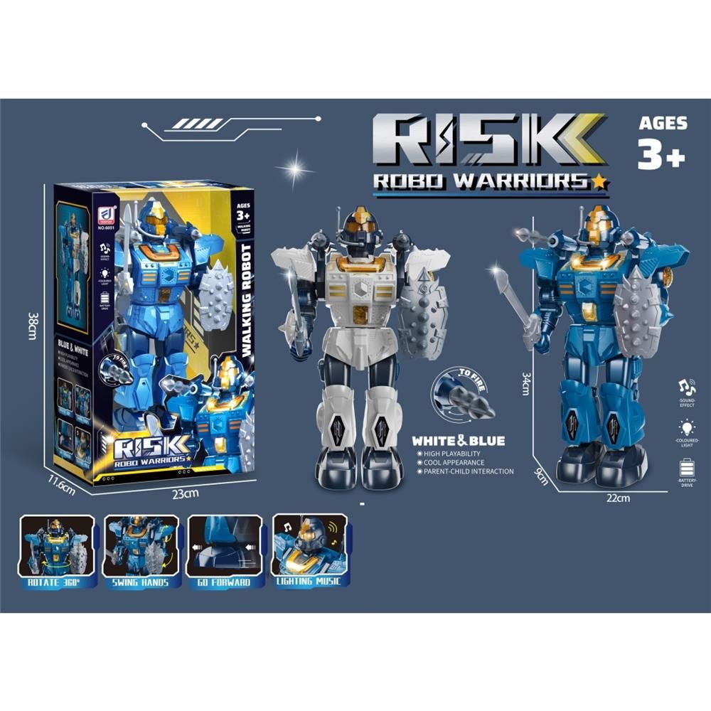IŞIKLI MÜZİKLİ ROKET ATAN ROBOT -VRD