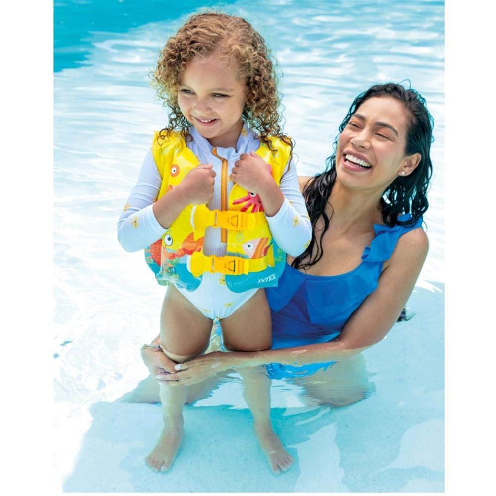  Intex Balık Desenli Baskılı Yelek 41x30 cm (3-5 Yaş)