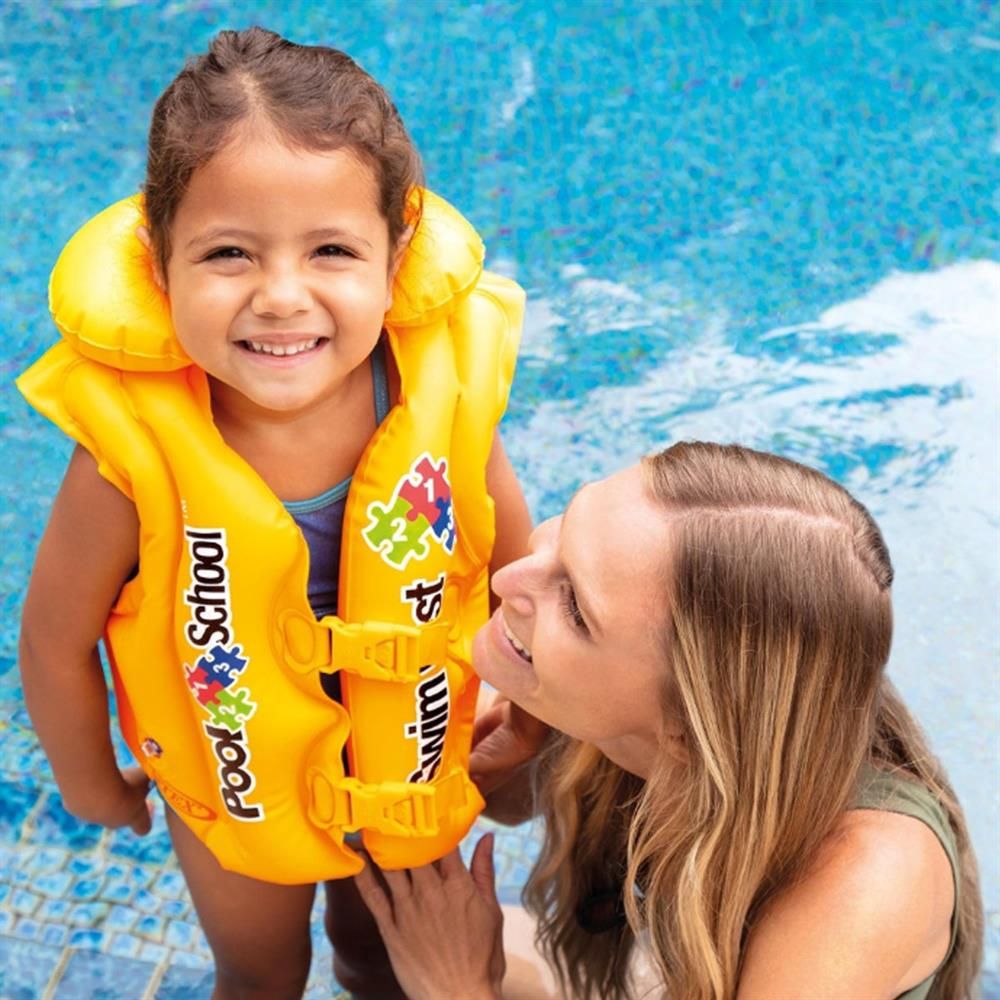  Intex Yakalı Sarı Yelek 50x47 cm (3-6 Yaş)