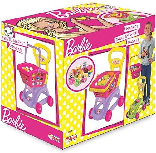  Orjinal Lisanslı Oyuncak Barbie Sepetli Market Arabası