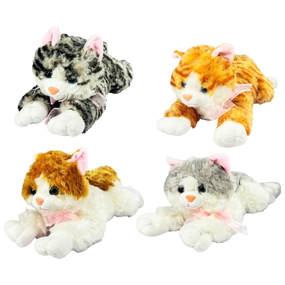  PJH14318 PELUŞ 36CM 4 ASRTİ MÜZİKLİ KEDİ -VRD