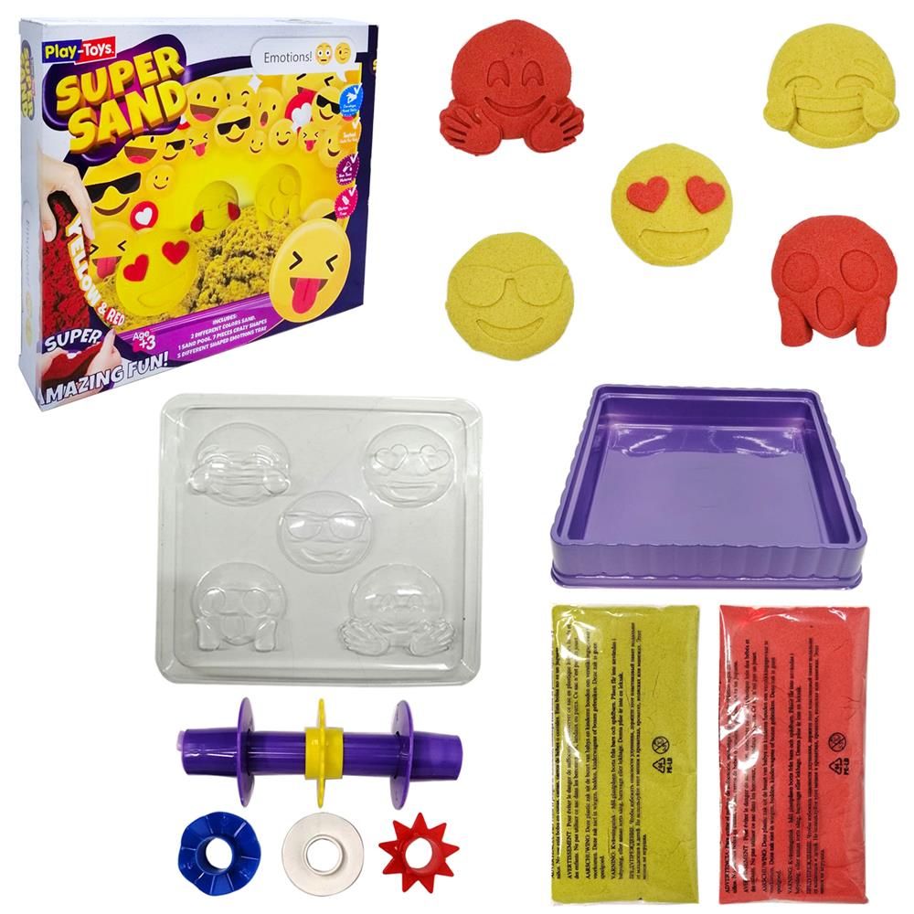 Play-Toys Emoji Oyun Kumu Super Sand Seti