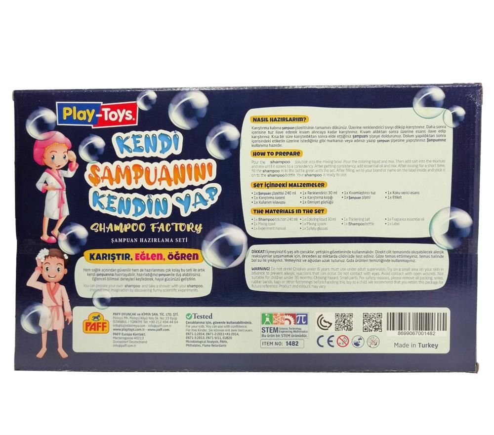 Play-Toys Kendi Şampuanını Kendin Yap