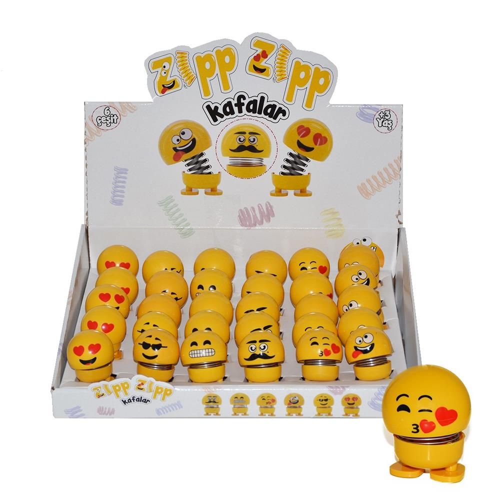 URT002-1 Zıpp Zıpp Emoji Kafalar