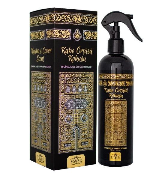  2 Adet Kabe Örtüsü Kokusu 400ml Sprey ve 2 Adet Medine Ravza Kokusu 400ml Sprey