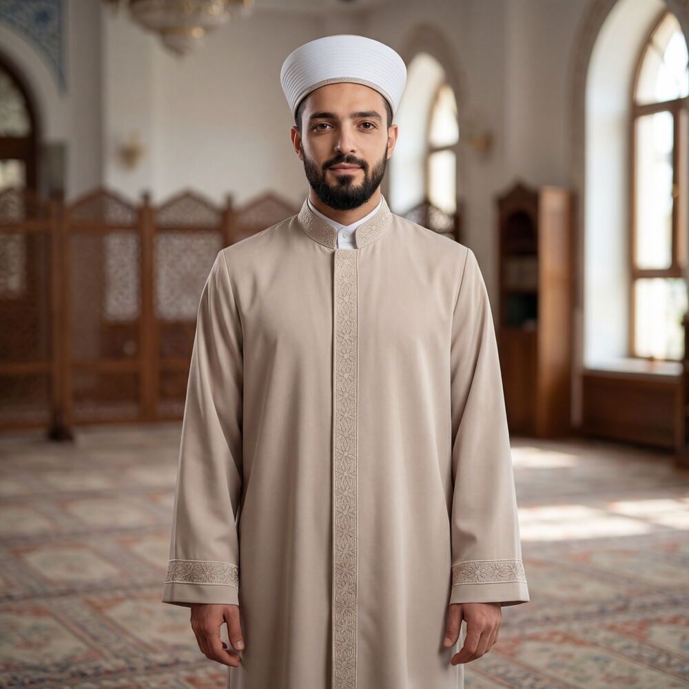  Abid İmam Cübbesi Vizon