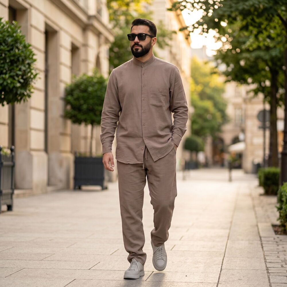  Ferah Müslin Takım - Vizon