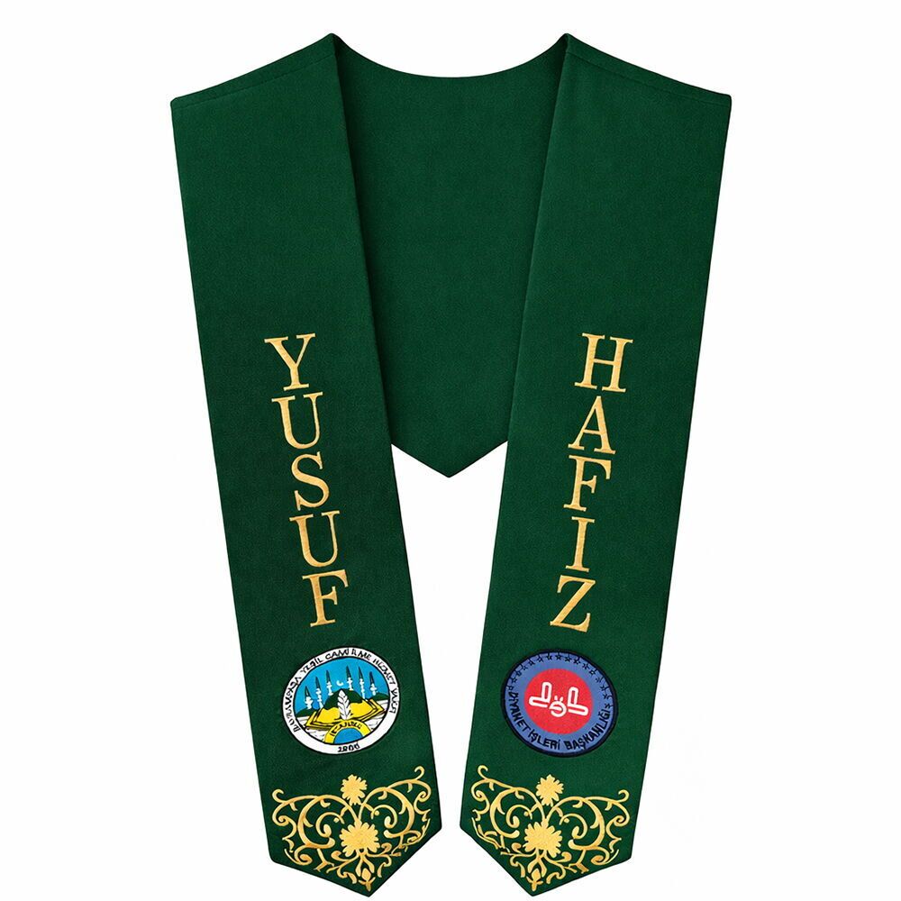  Hafızlık İcazet Merasim Atkısı Yeşil