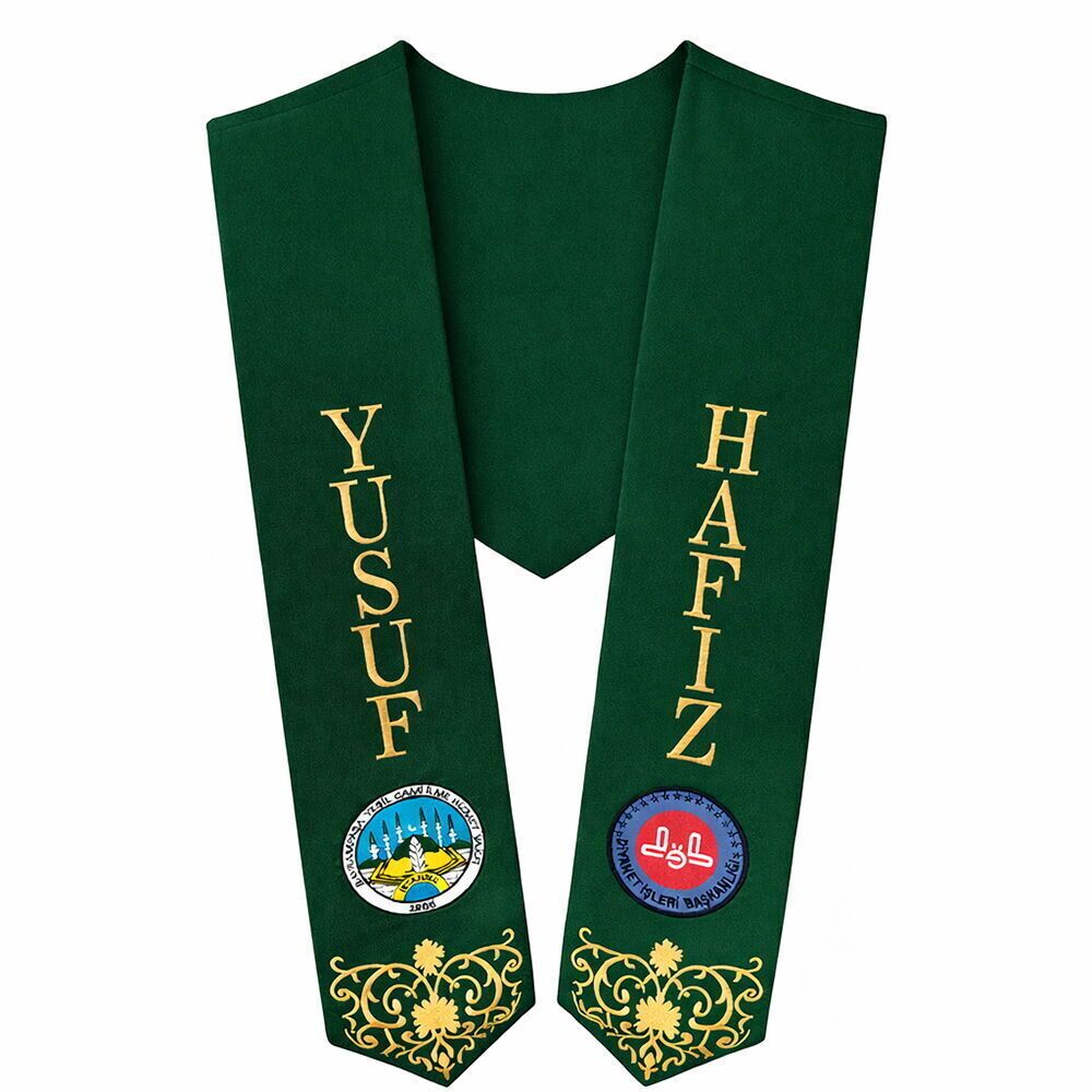  Hafızlık İcazet Merasim Atkısı Yeşil