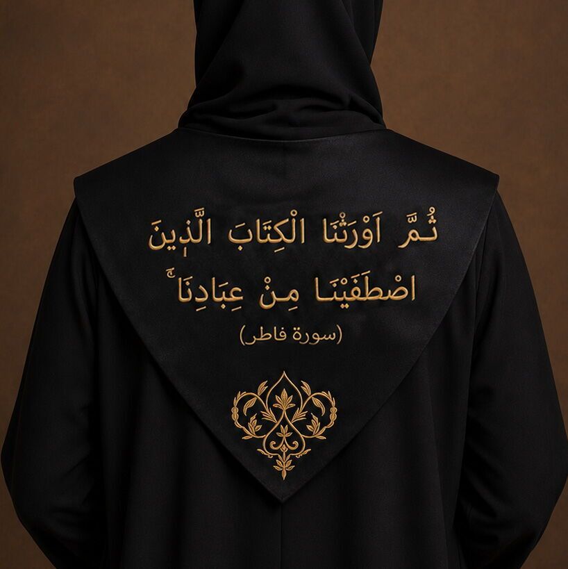  Hafızlık Mezuniyet Atkısı Rahle Logo Nakışlı