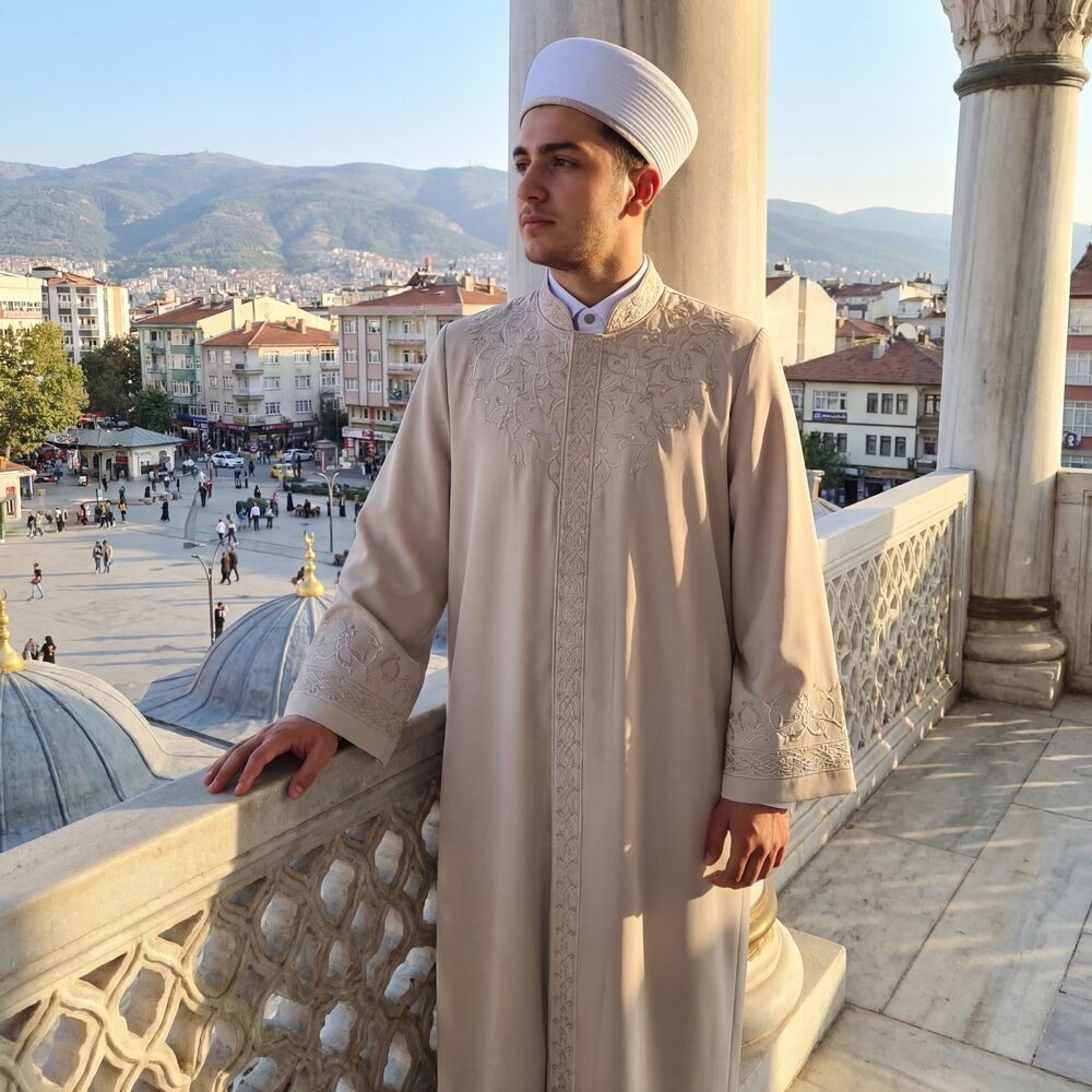  Haniye İmam Cübbesi Vizon