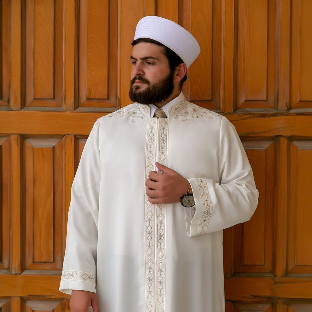  Kariyer İmam Cübbesi Krem