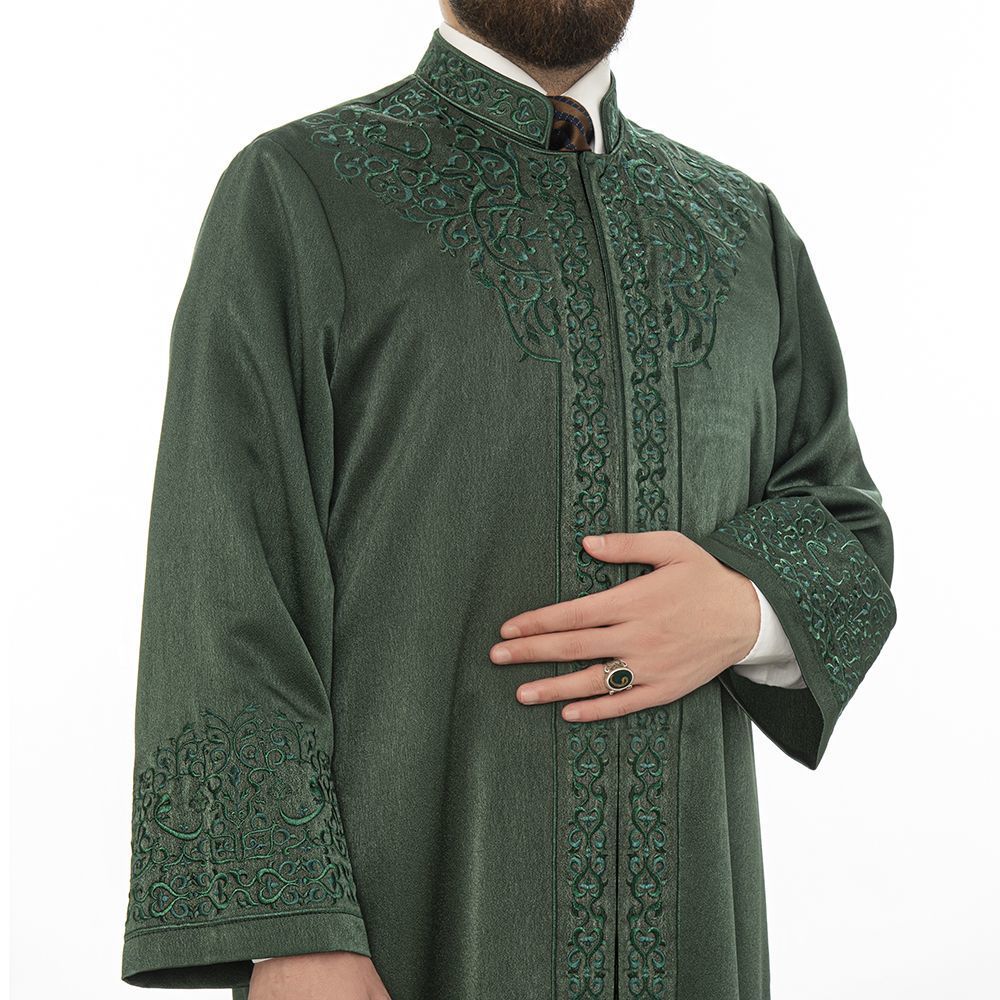  Lüks Biruni İmam Cübbesi - Yeşil