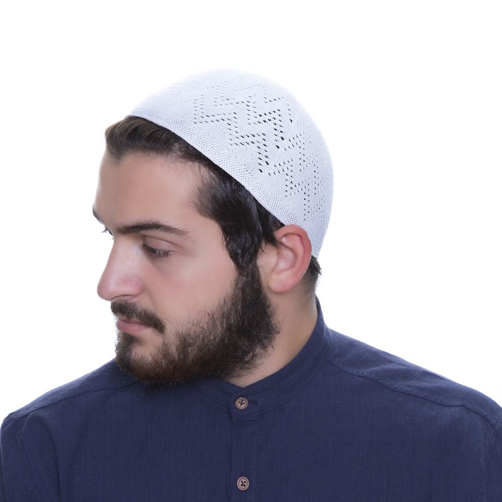  Namazlık Takke Beyaz ( 12 Adet )