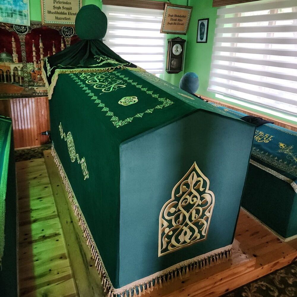  Sanduka, Tabut Örtüsü & Puşide Örtü Şeyh Muslihittin Hz. Çilimli / Düzce