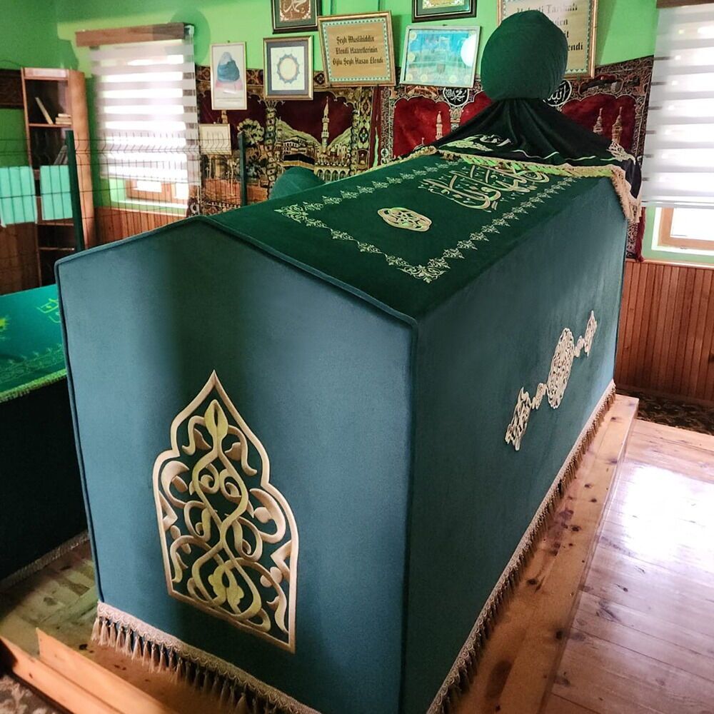  Sanduka, Tabut Örtüsü & Puşide Örtü Şeyh Muslihittin Hz. Çilimli / Düzce
