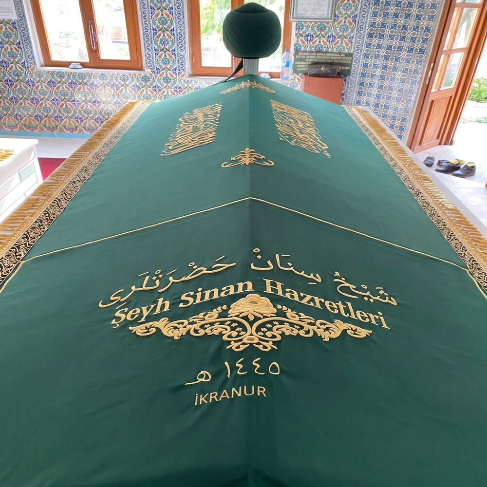  Sanduka Tabut Örtüsü - Çatalca Kalfaköy Şeyh Sinan Hazretleri