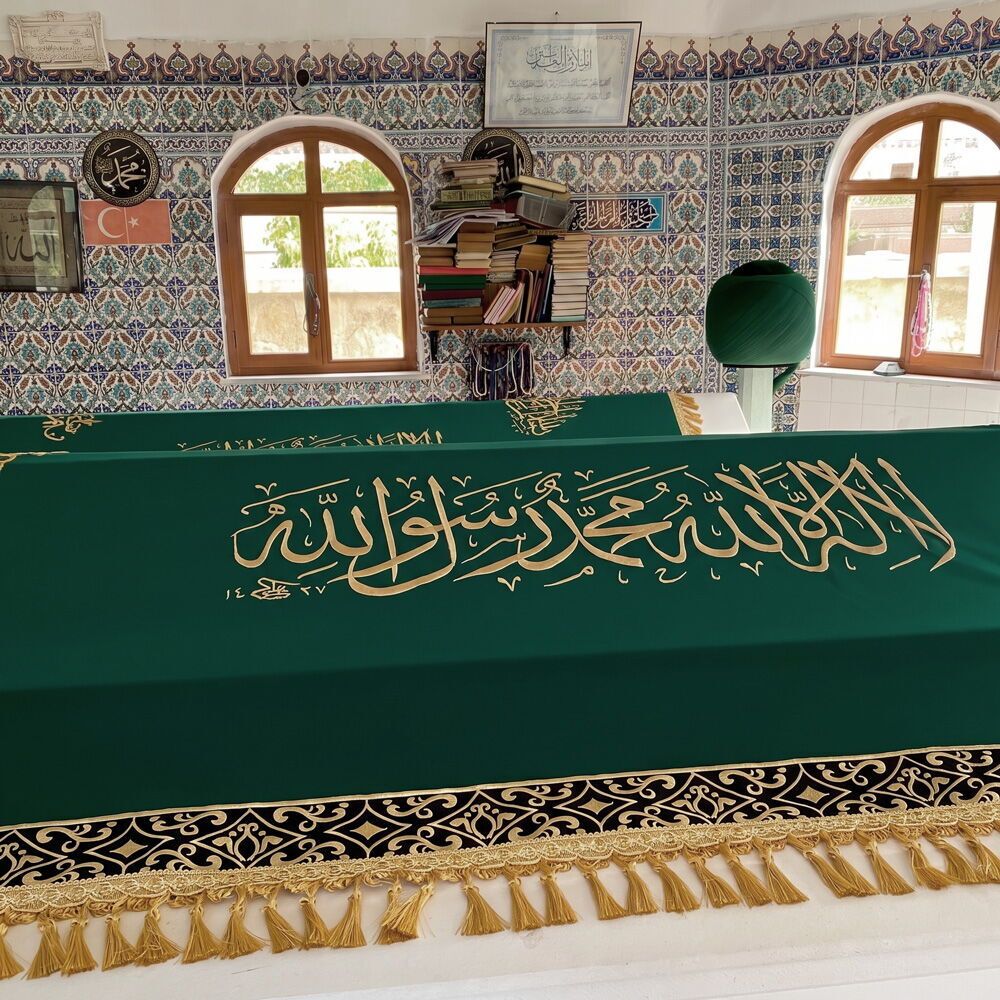  Sanduka Tabut Örtüsü - Çatalca Kalfaköy Şeyh Sinan Hazretleri