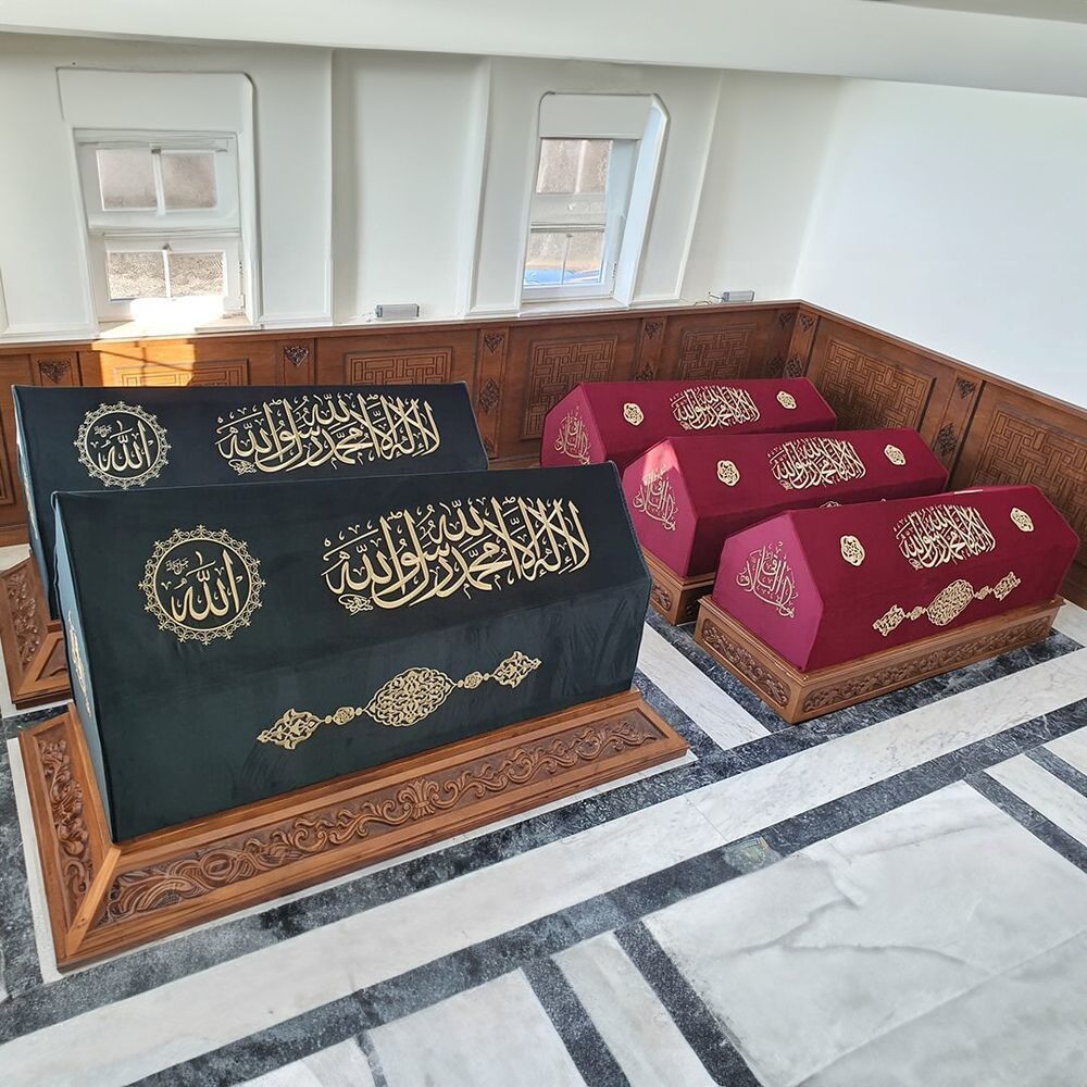  Türbe Tabut Örtüsü Sanduka & Puşide Kaanlar Vakfı kulliyesi ( Özel Ölçü Yapılmaktadır.) - Hayrat