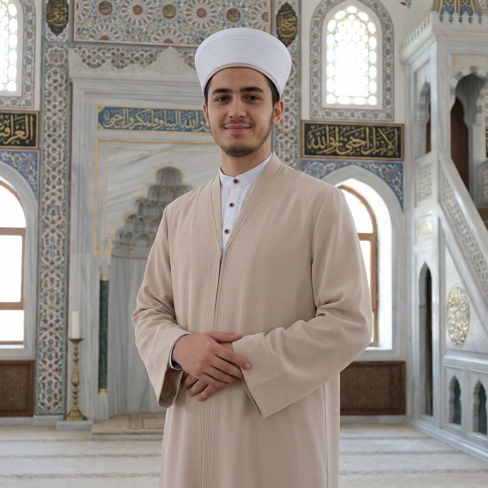  Vizon Buhara Yaka Pratik Namaz Cübbesi