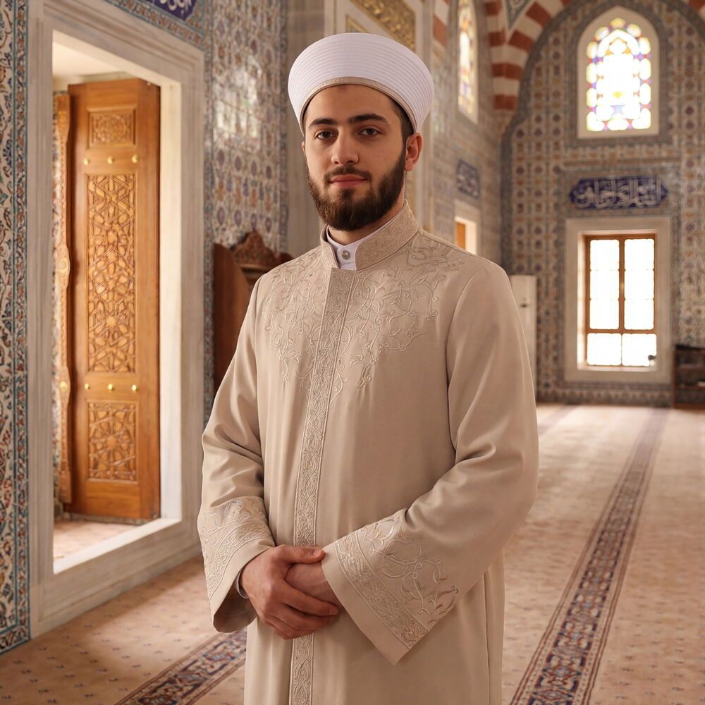  Yazlık Haniye İmam Cübbesi Vizon