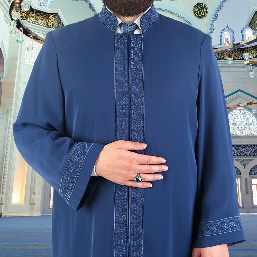  Yazlık Keşşaf İmam Cübbesi Lacivert