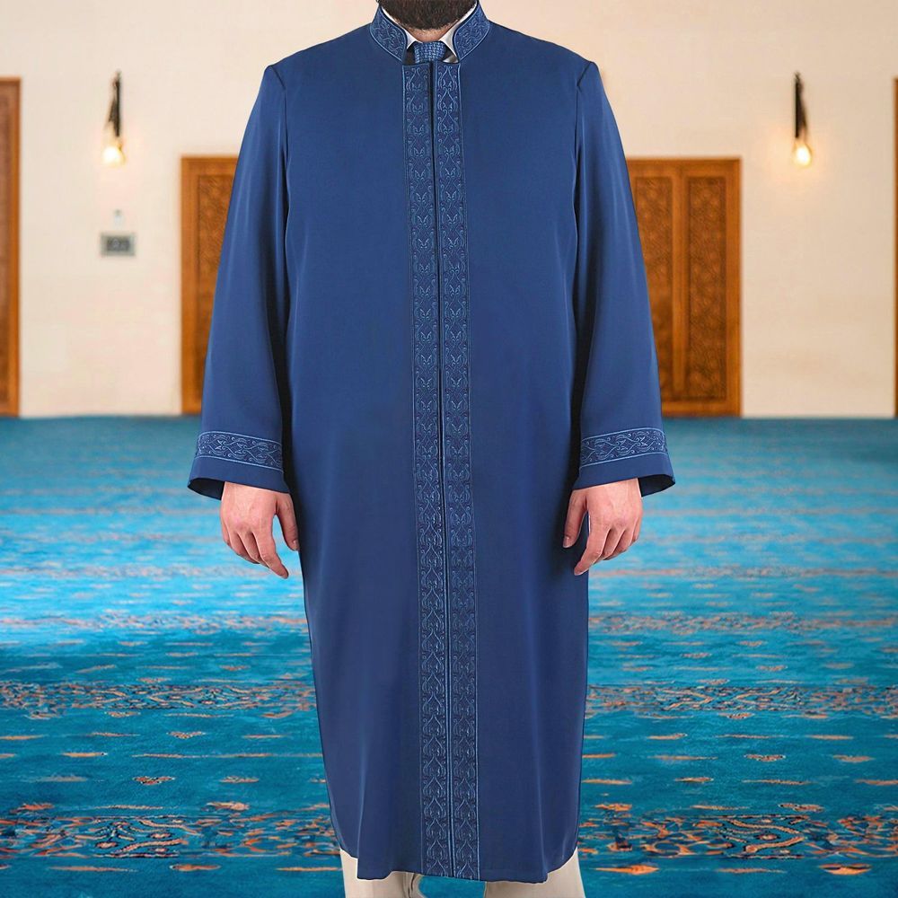  Yazlık Keşşaf İmam Cübbesi Lacivert
