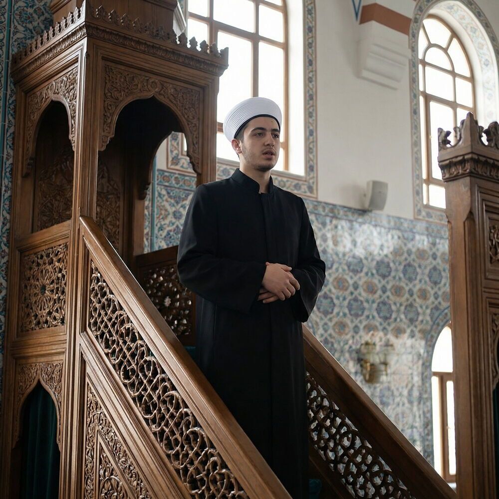  Yazlık Semmasi Namaz ve İmam Cübbesi Uzun Siyah Enderun Model