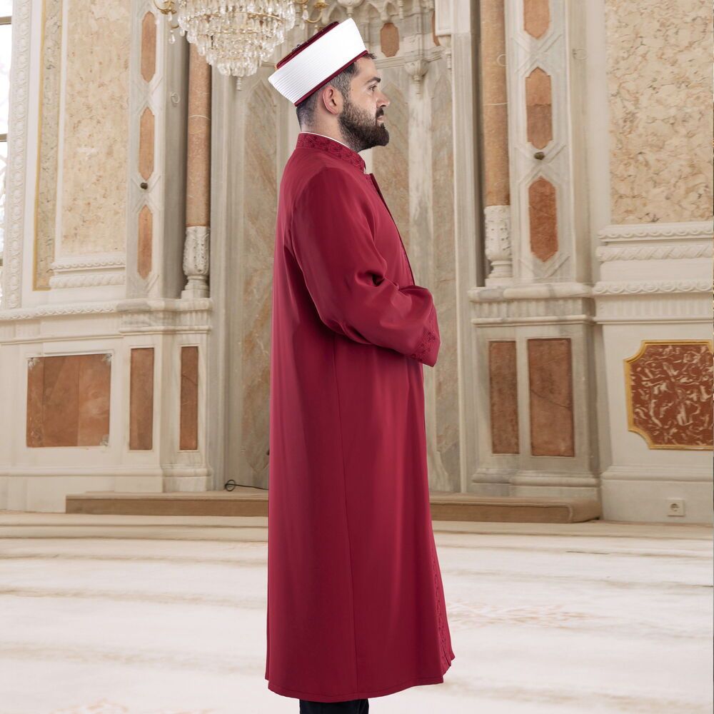  Zemahşeri  İmam Cübbesi Bordo
