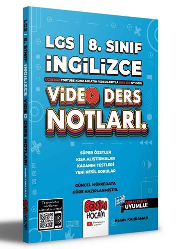 2022 LGS 8.Sınıf İngilizce Video Ders Notları (Konu Anlatımı) Benim Hocam Yayınları