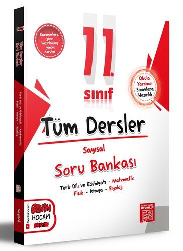 2024 11. Sınıf Sayısal Tüm Dersler Soru Bankası Benim Hocam Yayınları