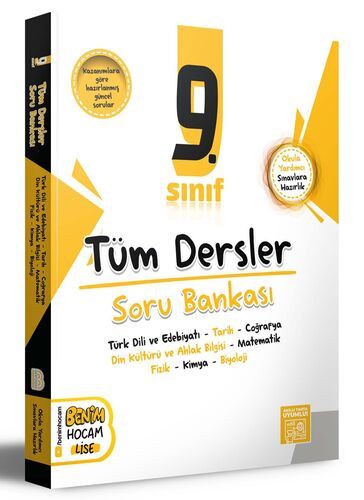 2024 9. Sınıf Tüm Dersler Soru Bankası Benim Hocam Yayınları