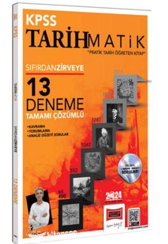 2024 KPSS Tarihmatik Tamamı Çözümlü 13 Deneme Yargı Yayınları