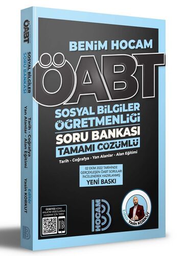 Benim Hocam 2023 ÖABT Sosyal Bilgiler Öğretmenliği Tamamı Çözümlü Soru Bankası