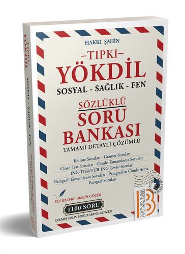 Benim Hocam Yayınları YÖKDİL Sosyal Sağlık Fen Sözlüklü Soru Bankası