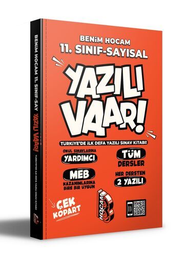 Benim Hocam Yayınları 11. Sınıf Sayısal Yazılı Var