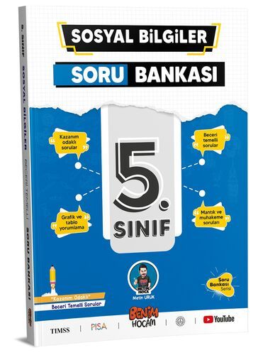 Benim Hocam Yayınları 5. Sınıf Sosyal Bilgiler Soru Bankası