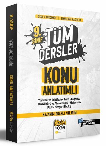 Benim Hocam Yayınları 2022 9. Sınıf Tüm Dersler Konu Anlatımı