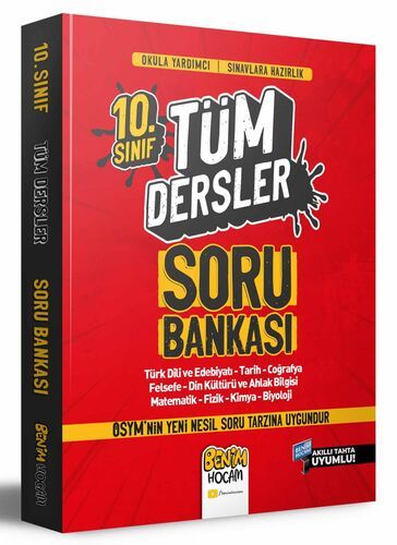 Benim Hocam Yayınları 2022 10. Sınıf Tüm Dersler Soru Bankası