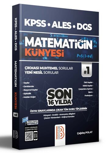 Benim Hocam Yayınları  KPSS ALES DGS Matematiğin Künyesi