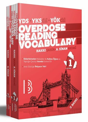 Benim Hocam Yayınları YDS YÖKDİL YKSDİL Overdose Reading Vocabulary