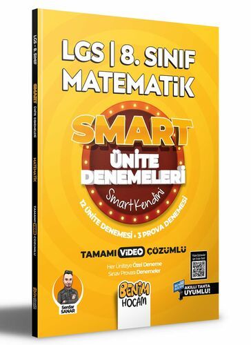 Benim Hocam Yayınları 2022 LGS 8. Sınıf Smart Matematik Deneme Sınavları