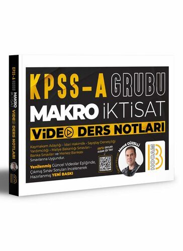 Benim Hocam Yayınları KPSS A Makro İktisat Video Ders Notları