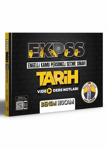 Benim Hocam Yayınları EKPSS Tarih Video Ders Notları