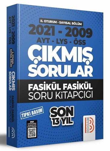 Benim Hocam Yayınları 2009-2021 YKS 2. Oturum Sayısal Bölüm Son 13 Yıl Tıpkı Basım Fasikül Fasikül Çıkmış Sorular