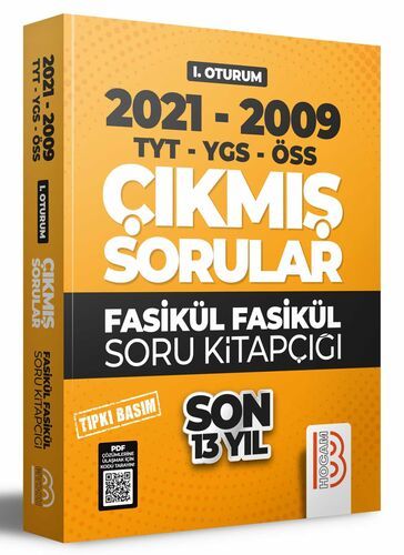 Benim Hocam Yayınları 2009-2021 YKS 1. Oturum Son 13 Yıl Tıpkı Basım Fasikül Fasikül Çıkmış Sorular